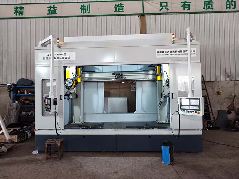 【XYD-1300型双磨头数控封头抛光机】顺利发货